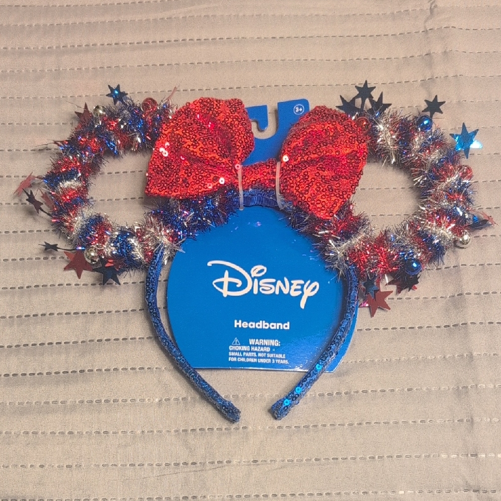 Disney Red and Blue Sparkle Headband